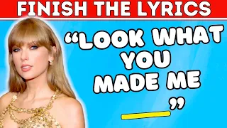 Finish The Lyrics TAYLOR SWIFT Edition 2024🎵 Most POPULAR VIRAL Taylor Swift Songs