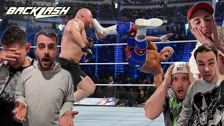 WTF WAS THIS! CODY RHODES VS BROCK LESNAR AT WWE BACKLASH 2023 (LIVE REACTION)