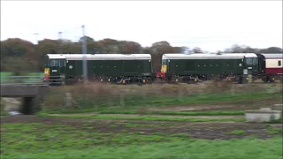 D8107 & D8096 passing Talke after Kidsgrove 08 09 Derby   Blaenau Ffestiniog