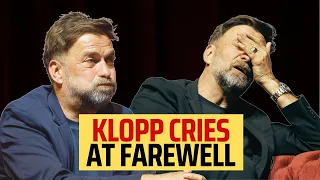 Jurgen Klopp CRIES at Liverpool arena farewell + fist pumps!