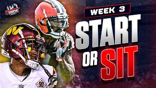 Must Start & Sit Wide Receivers for EVERY GAME in Week 3 of Fantasy Football | 5-Wide Fantasy