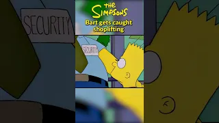 Bart gets caught shoplifting | The Simpsons #shorts