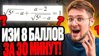 30 Минут и Ты Перестанешь БОЯТЬСЯ Параметров на ЕГЭ!