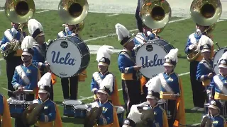 UCLA Marching Band at UCLA vs. University of Utah Football, Bruin Warriors, pregame