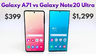 Samsung Galaxy A71 vs Samsung Galaxy Note20 Ultra - Who Will Win?