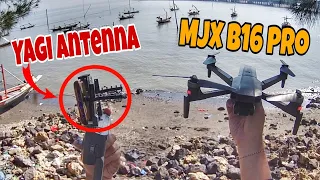 MJX Bugs 16 Pro Range Test with Yagi Antenna