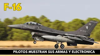 🇦🇷 "2da Parte" Pilotos te muestran Armas y Electrónica de los F16 Argentinos desde Dinamarca