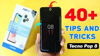 Tecno Pop 8 Tips and Tricks || Tecno Pop 8 40+ New Hidden Features in Hindi