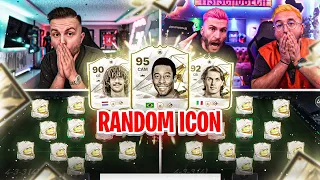 Ab ins LOCH 🕳️ 😂 RANDOM ICON Squad Builder Battle vs @TisiSchubech 🔥🔥 EA FC 24 SBB 😱