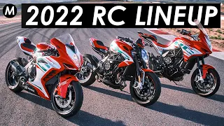 New 2022 MV Agusta RC Lineup Announced! (F3 RC, Dragster RC, Turismo Veloce RC)