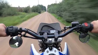 Yamaha WR 125 walk around and ride.