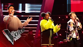 Ned, Maylah and Joshua Perform 'Stop' | The Battles | The Voice Kids UK 2020