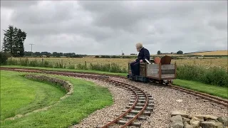 Mini Minx Mystery - wheel spin on our new build 7 1/4 inch 'minimal' gauge garden railway locomotive