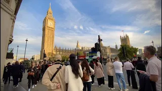 London, United Kingdom 🇬🇧│Random Events - Walk - Underground │4k │October 2022