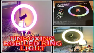 Unboxing RGB Led Ring Light || Avy’s