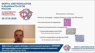 Защита миокарда кардиоплегией Нормакор при кардиохирургических операциях / профессор А.Г. Яворовский