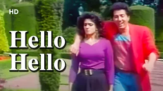 Hello Hello | Kshatriya (1993) | Sunny Deol | Raveena Tandon | Love Song