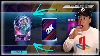 NBA 2K MOBILE WE PULLED GALAXY OPAL NASH!! INTERNATIONALS PACK OPENING & GAMEPLAY!!