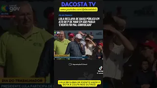 LULA RECLAMA DE EVENTO VAZIO E BOTA A CULPA NOS OUTROS! ATO DE 1 DE MAIO FLOPOU! #lula #direita