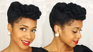 Easy Elegant Updo Perfect For Special Occasions | Natural Hair