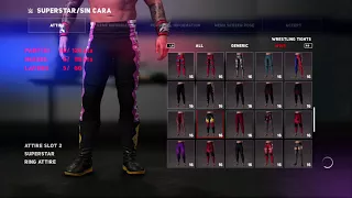 WWE2K18 How to make Sin Cara and Kalisto Attires