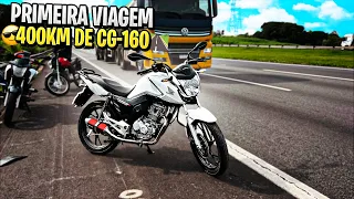 PRIMEIRA VIAGEM COM CG 160 2022 QUASE DEU RUIM