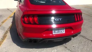 2019 Ford Mustang GT 5.0 remote start up.