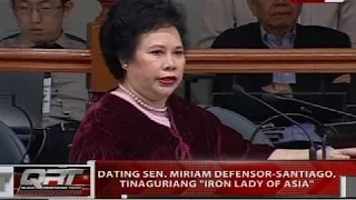 QRT: Dating Sen. Miriam Defensor-Santiago, tinaguriang 'Iron Lady of Asia'