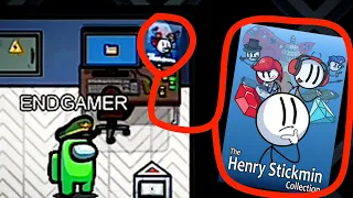 Among us And Henry Stickmin Easter Eggs/References(read description)