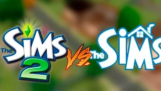 THE SIMS 1 ПРОТИВ THE SIMS 2