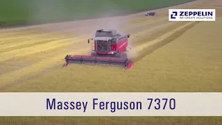 Огляд комбайна MASSEY FERGUSON MF 7370 зі жниваркою