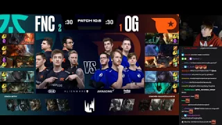 LS commentates FNC vs OG - Game 4 - LEC Spring Playoffs 2020