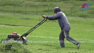 Grass Cutting of Out Field of TU Cricket Ground||TU GROUND||Nepalays TV 2019