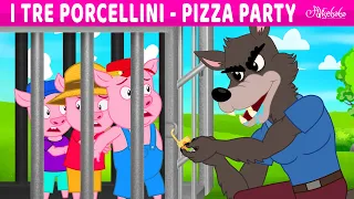 I Tre Porcellini - Pizza Party | Storie Per Bambini Cartoni Animati I Fiabe e Favole Per Bambini