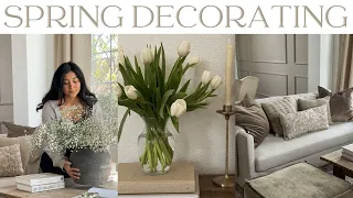 2023 SPRING DECORATE WITH ME || Living Room, Entryway & Console Table