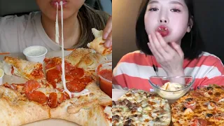 Mukbangers VS Pizza 🍕 | ASMR Mukbang