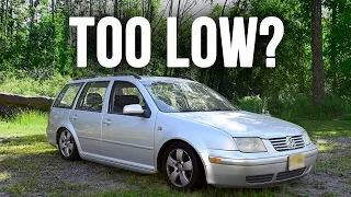 I Accidentally Slammed My Daily Driver - Mk4 Jetta Wagon