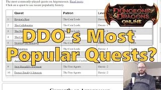 What Are DDO's Most Popular Quests?