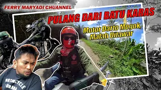 RIDING PULANG DARI BATUKARAS, MOTOR DARTO RUSAK NENG SILVY IKUT NGAMBEK #motovlog