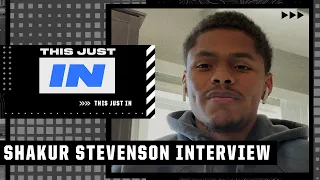 Max Kellerman interviews Shakur Stevenson before his title fight vs. Jamel Herring | This Just In