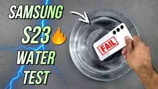 Samsung Galaxy S23 Water Test | The very first water test of Galaxy S23!