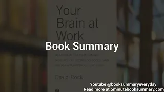Your Brain at Work - Book Summary and Review