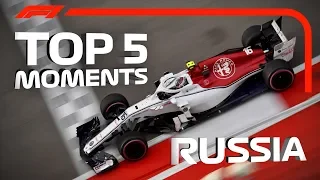 Top 5 Moments | 2018 Russian Grand Prix