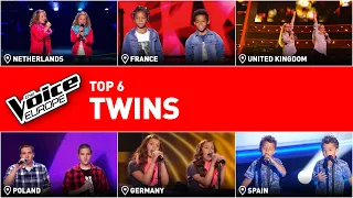 The BEST, CUTEST and FUNNIEST TWINS on The Voice Kids! 👬🏾| TOP 6