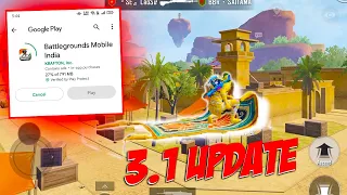 🔥 FINALLY BGMI / PUBG 3.1 UPDATE How To Download 3.1 Version | Pubgm 3.1 Update Is Here | Download