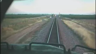 Two trains crash into each other