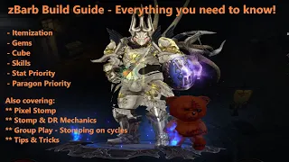 Diablo 3: zBarb (Support Barbarian) - Build & Skills Guide & Mechanics. Everything you need to know!