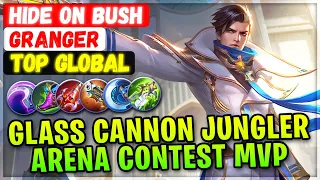 Glass Cannon Jungler, Arena Contest MVP [ Top Global Granger ] HIDE ON BUSH - Mobile Legends Build