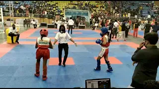 WAKO india natonal kickboxing championship cadets & junior in Pune 21/12/2021. Priyanshi tayagi ki