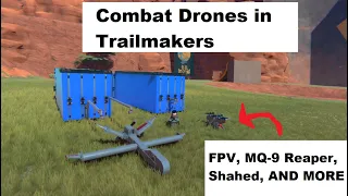 Combat Drones in Trailmakers